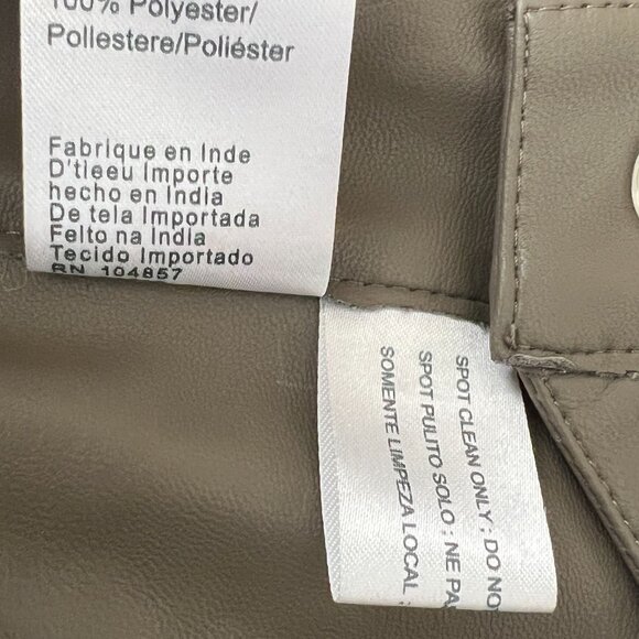 NWT AG Cleo Portobello Road Vegan Leather Cropped Pants Size 29 Reg. $328 - Picture 11 of 12